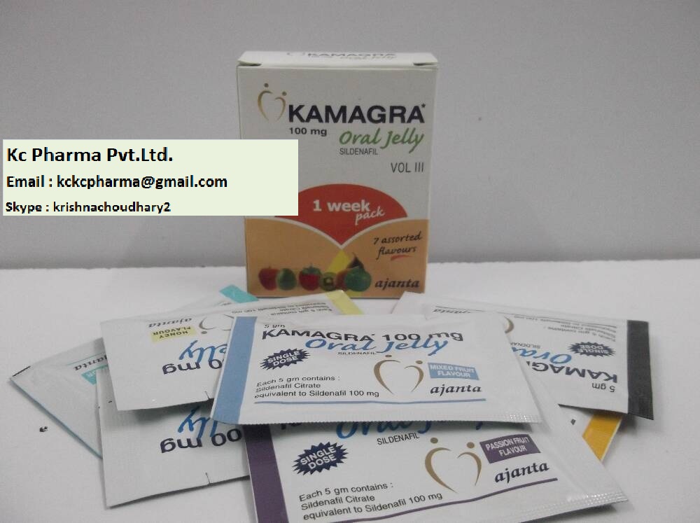 Kamagra 100mg Jelly Vol III Manufacturer Supplier from Mumbai India