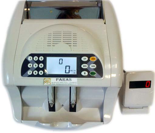 Manufacturers Exporters and Wholesale Suppliers of CURRENCY COUNTING MACHINE WITH FAKE NOTE DETECTOR-PARAS-1100 Mumbai Maharashtra