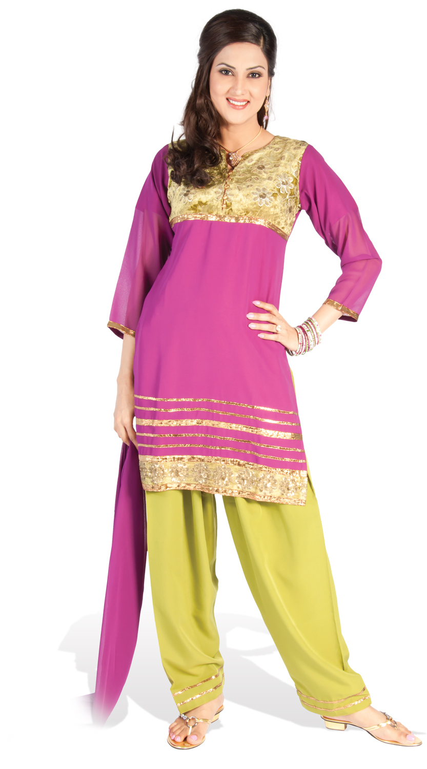 Manufacturers Exporters and Wholesale Suppliers of Pink Salwar Kameez New Delhi Delhi