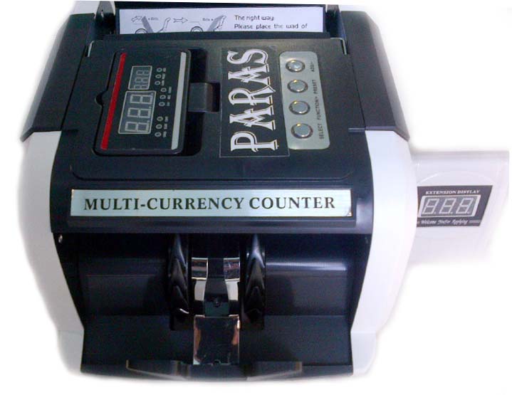 Manufacturers Exporters and Wholesale Suppliers of MULTI CURRENCY COUNTING MACHINE WITH FAKE NOTE DETECTOR-PARAS-2300 Mumbai Maharashtra