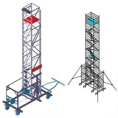 Manufacturers Exporters and Wholesale Suppliers of Aluminium Mobile Tower Chennai Tamil Nadu