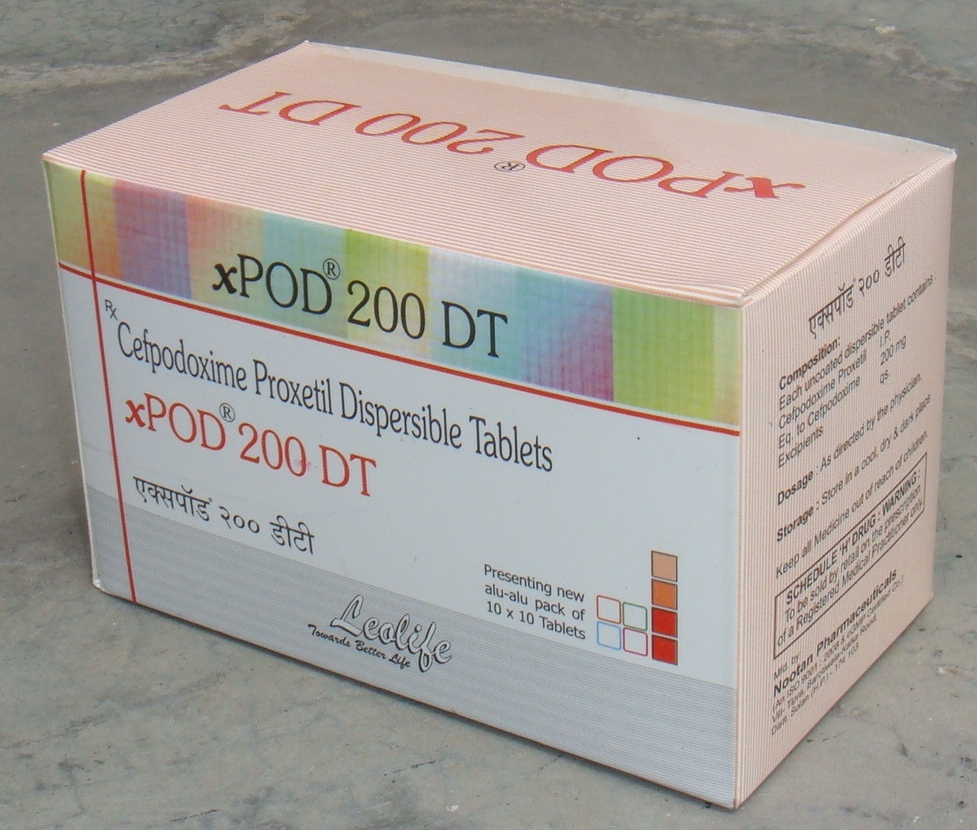 Manufacturers Exporters and Wholesale Suppliers of Cefpodoxime Dispersible tablets 200mg Baddi Himachal Pradesh