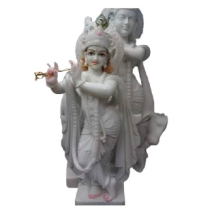 Manufacturers Exporters and Wholesale Suppliers of Designer Marble Radha Krishna Statue Alwar Rajasthan